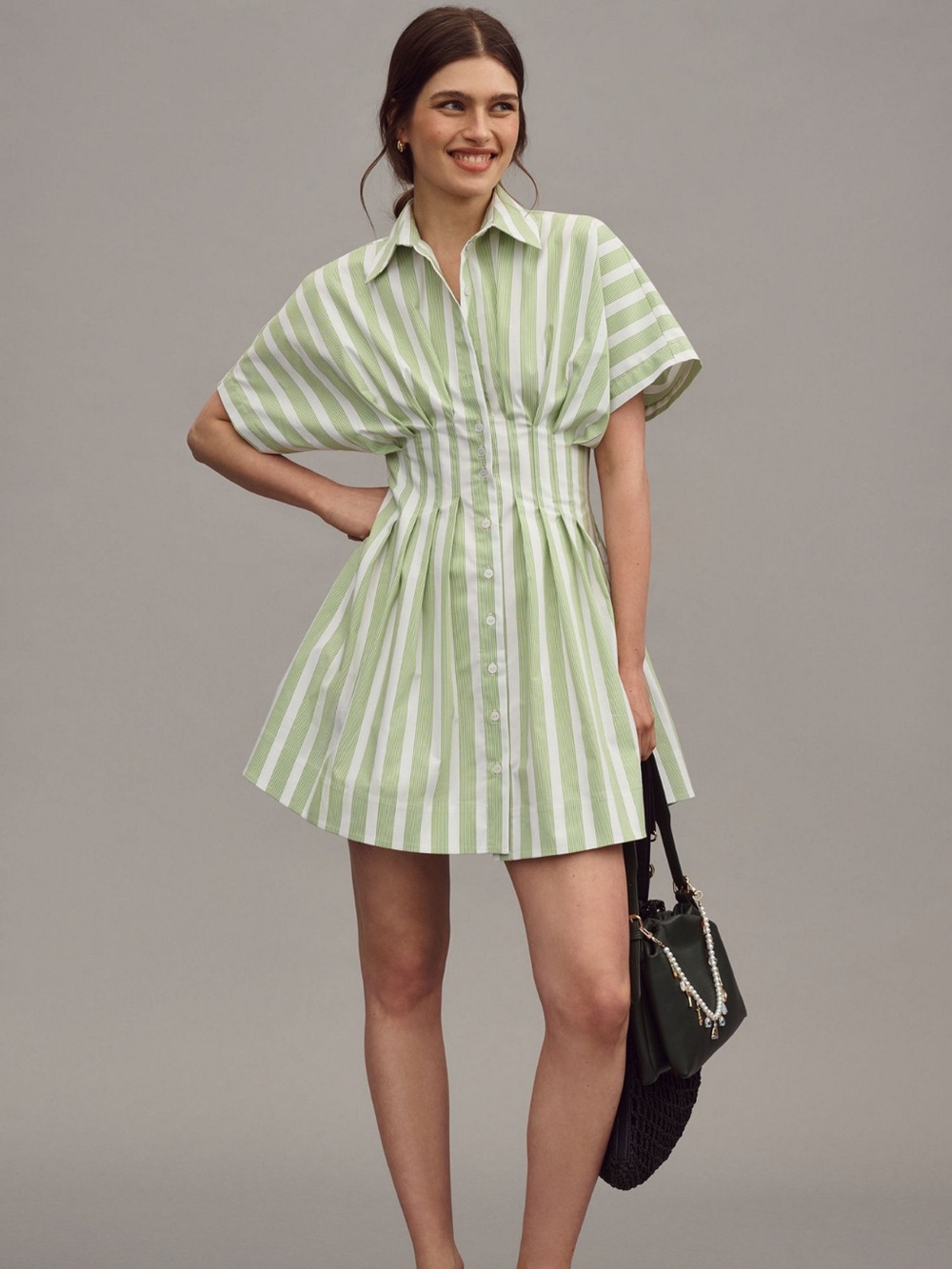 THE TOBIE MINI SHIRT DRESS BY EXQUISE
